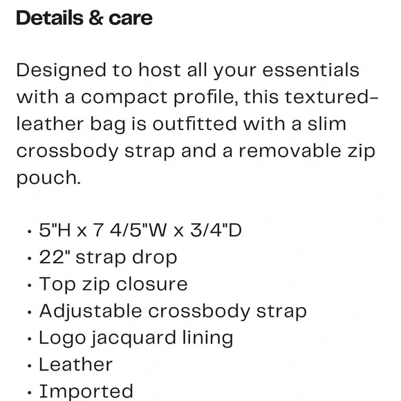 ♠️Kate Spade Black Crossbody Bag w/ Removable Pouch - Picture 7 of 15